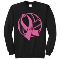 Breast Cancer Awareness Volleyball Team Supporter Sweatshirt