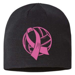 Breast Cancer Awareness Volleyball Team Supporter Sustainable Beanie