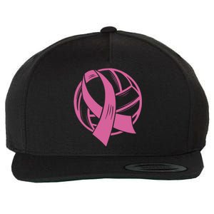 Breast Cancer Awareness Volleyball Team Supporter Wool Snapback Cap