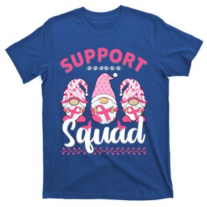 Breast Cancer Awareness Gnomes Support Squad T-Shirt