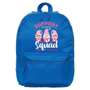 Breast Cancer Awareness Gnomes Support Squad 16 in Basic Backpack