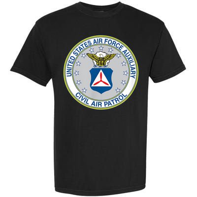 Best Civil Air Patrol Circle Air Force Auxiliary USAF Garment-Dyed Heavyweight T-Shirt