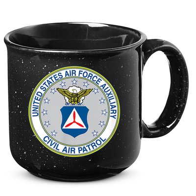 Best Civil Air Patrol Circle Air Force Auxiliary USAF 15oz Campfire Ceramic Mug