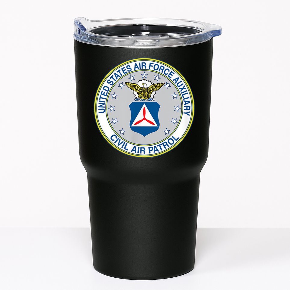 Best Civil Air Patrol Circle Air Force Auxiliary USAF Tumbler