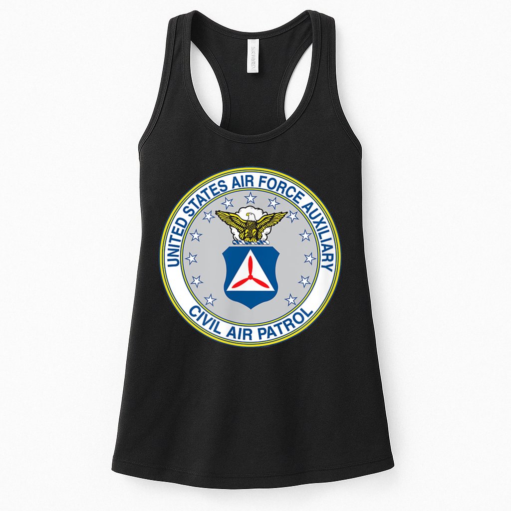 Best Civil Air Patrol Circle Air Force Auxiliary USAF Womens Tank Top