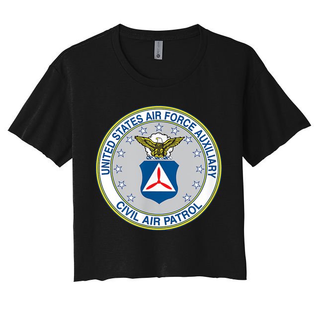 Best Civil Air Patrol Circle Air Force Auxiliary USAF Crop Top