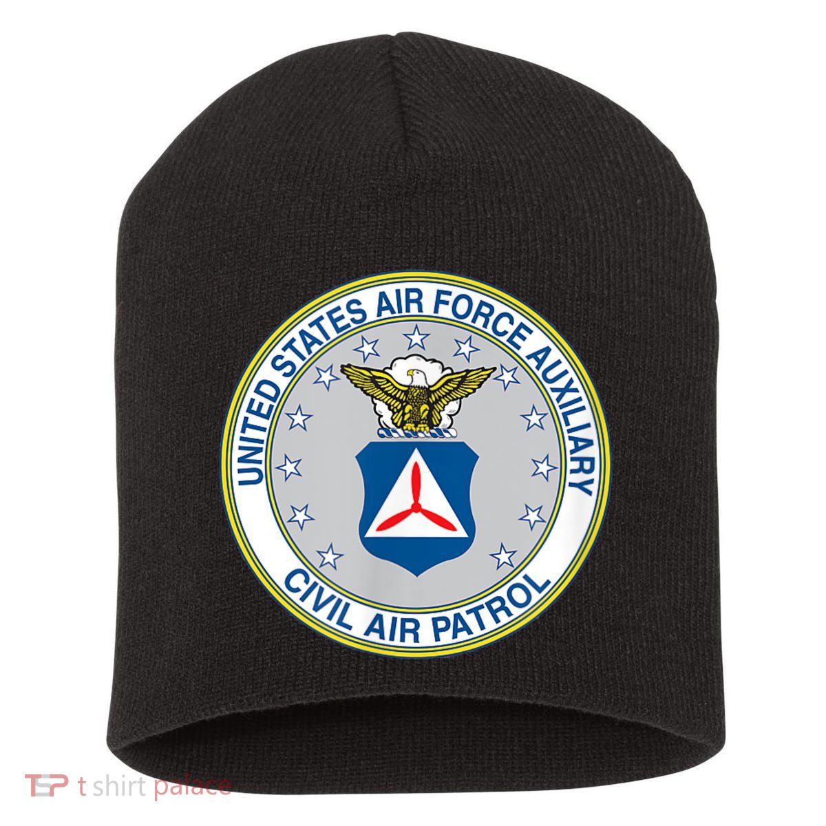 Best Civil Air Patrol Circle Air Force Auxiliary USAF Short Acrylic Beanie