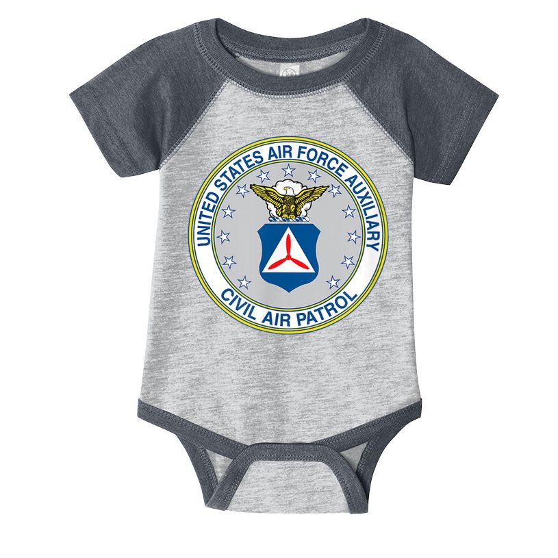 Best Civil Air Patrol Circle Air Force Auxiliary USAF Infant Baby Jersey Bodysuit