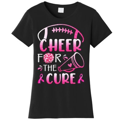 Breast Cancer Awareness Cheer For The Cure Women's T-Shirt