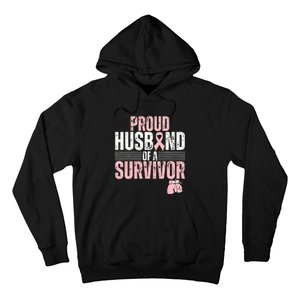 Breast Cancer Awareness Support for Proud Spouses Hoodie