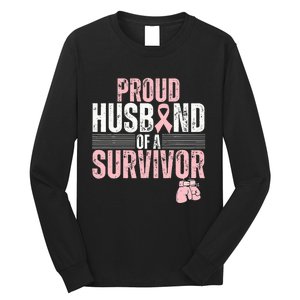 Breast Cancer Awareness Support for Proud Spouses Long Sleeve Shirt