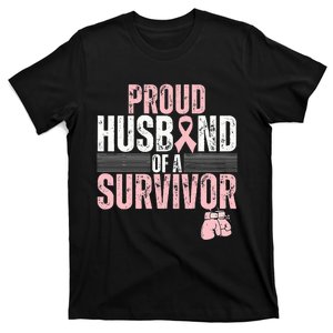 Breast Cancer Awareness Support for Proud Spouses T-Shirt