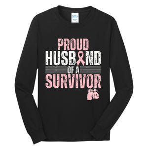 Breast Cancer Awareness Support for Proud Spouses Tall Long Sleeve T-Shirt