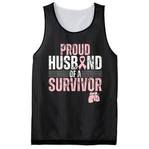 Breast Cancer Awareness Support for Proud Spouses Mesh Reversible Basketball Jersey Tank