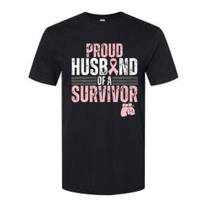 Breast Cancer Awareness Support for Proud Spouses Softstyle CVC T-Shirt