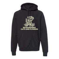 Beabadoobee Cats And Flowers Premium Hoodie