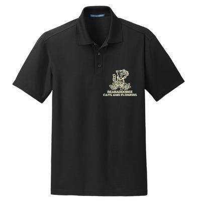 Beabadoobee Cats And Flowers Dry Zone Grid Polo