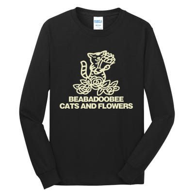 Beabadoobee Cats And Flowers Tall Long Sleeve T-Shirt