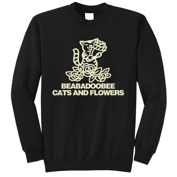 Beabadoobee Cats And Flowers Tall Sweatshirt