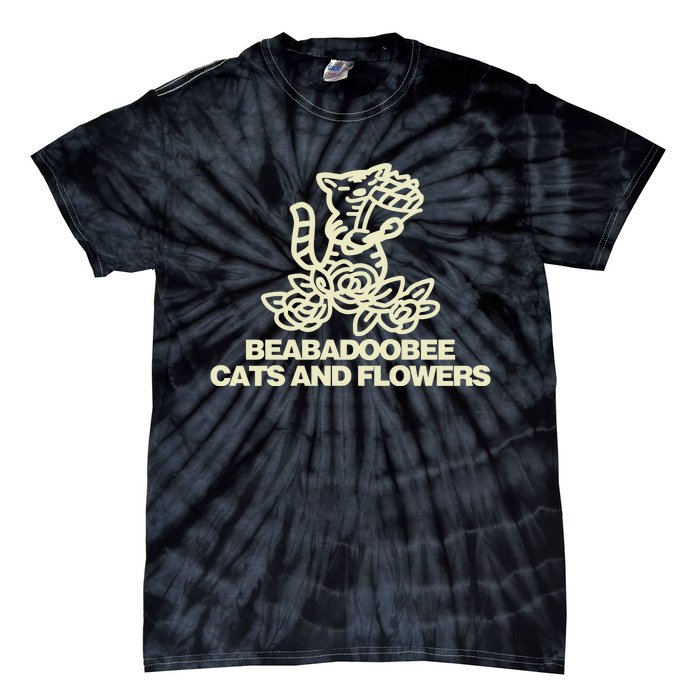 Beabadoobee Cats And Flowers Tie-Dye T-Shirt