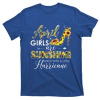 Bday Classic April Girls Are Sunshine Mixed With Hurricane Meaningful Gift T-Shirt