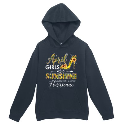 Bday Classic April Girls Are Sunshine Mixed With Hurricane Meaningful Gift Urban Pullover Hoodie