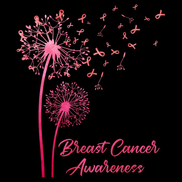 Breast Cancer Awareness Dandelion Pink Ribbon 16 in Basic Backpack