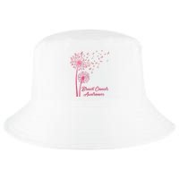 Breast Cancer Awareness Dandelion Pink Ribbon Cool Comfort Performance Bucket Hat