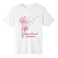 Breast Cancer Awareness Dandelion Pink Ribbon Tall Fusion ChromaSoft Performance T-Shirt