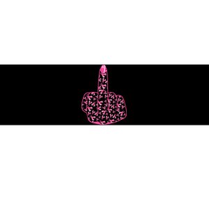 Breast Cancer Awareness FCK Breast Cancer Finger Bumper Sticker