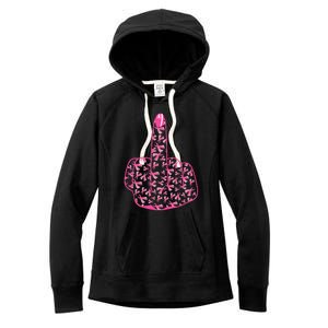 Breast Cancer Awareness FCK Breast Cancer Finger Women's Fleece Hoodie