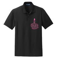 Breast Cancer Awareness FCK Breast Cancer Finger Dry Zone Grid Polo