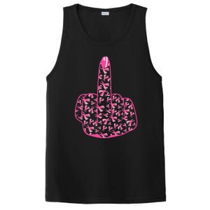 Breast Cancer Awareness FCK Breast Cancer Finger PosiCharge Competitor Tank