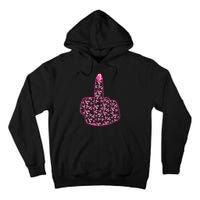 Breast Cancer Awareness FCK Breast Cancer Finger Tall Hoodie