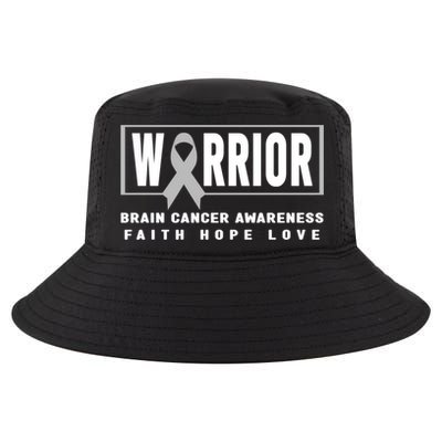 Brain Cancer Awareness Gift Funny Gift Brain Cancer Warrior Cool Gift Cool Comfort Performance Bucket Hat