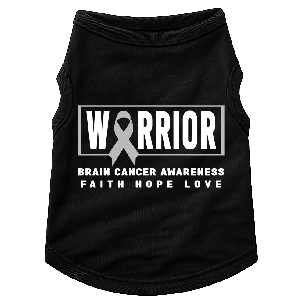 Brain Cancer Awareness Gift Funny Gift Brain Cancer Warrior Cool Gift Doggie Tank