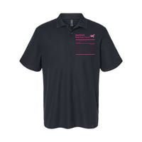 Breast Cancer Awareness Warrior Nutrition Facts Faith Hope Softstyle Adult Sport Polo