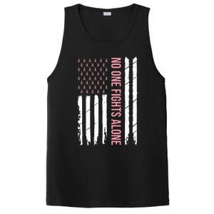 Breast Cancer Awareness Usa American Flag PosiCharge Competitor Tank