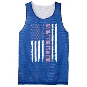 Breast Cancer Awareness Usa American Flag Mesh Reversible Basketball Jersey Tank