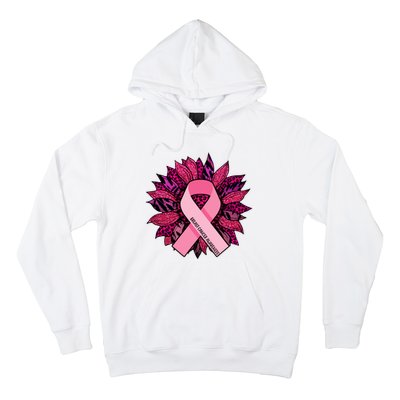 Breast Cancer Awareness Flower Ribbon Hoodie