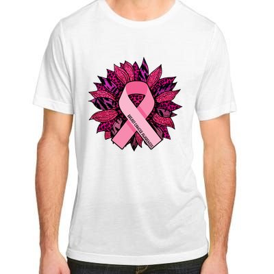 Breast Cancer Awareness Flower Ribbon Adult ChromaSoft Performance T-Shirt