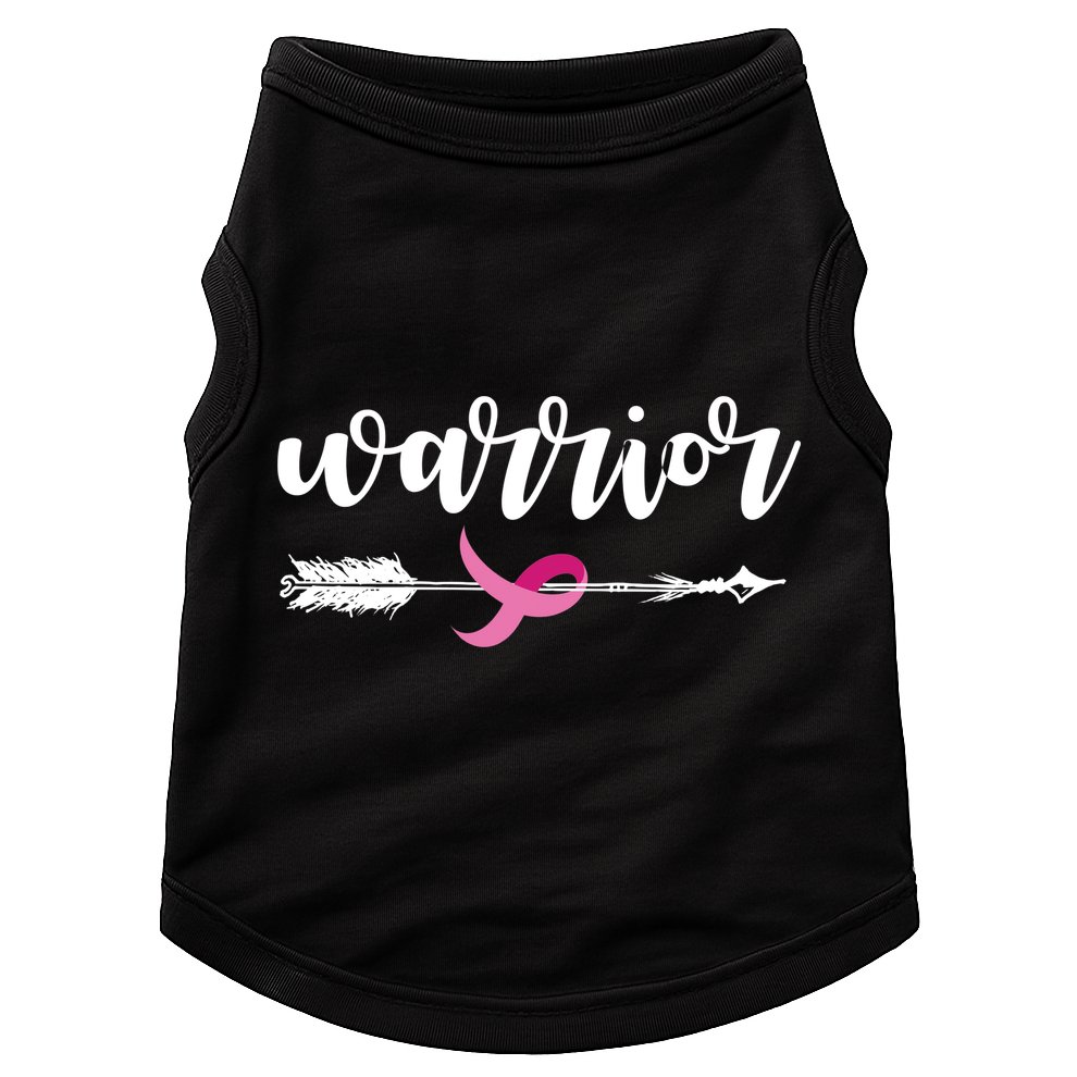 Breast Cancer Awareness Warrior Pink Ribbon Doggie Tank