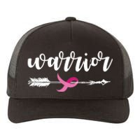 Breast Cancer Awareness Warrior Pink Ribbon Yupoong Adult 5-Panel Trucker Hat