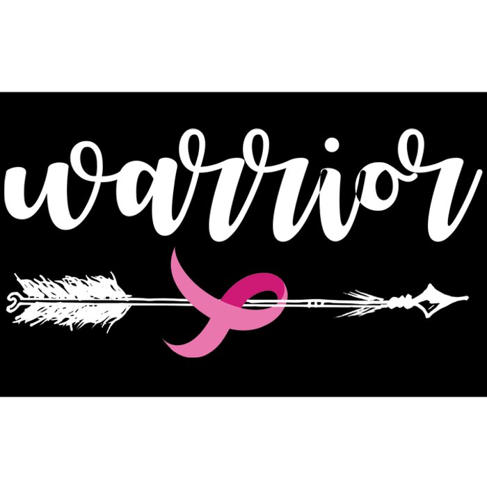 Breast Cancer Awareness Warrior Pink Ribbon Bumper Sticker