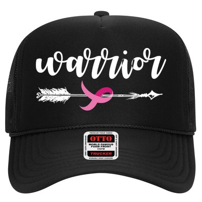 Breast Cancer Awareness Warrior Pink Ribbon Trucker Hat
