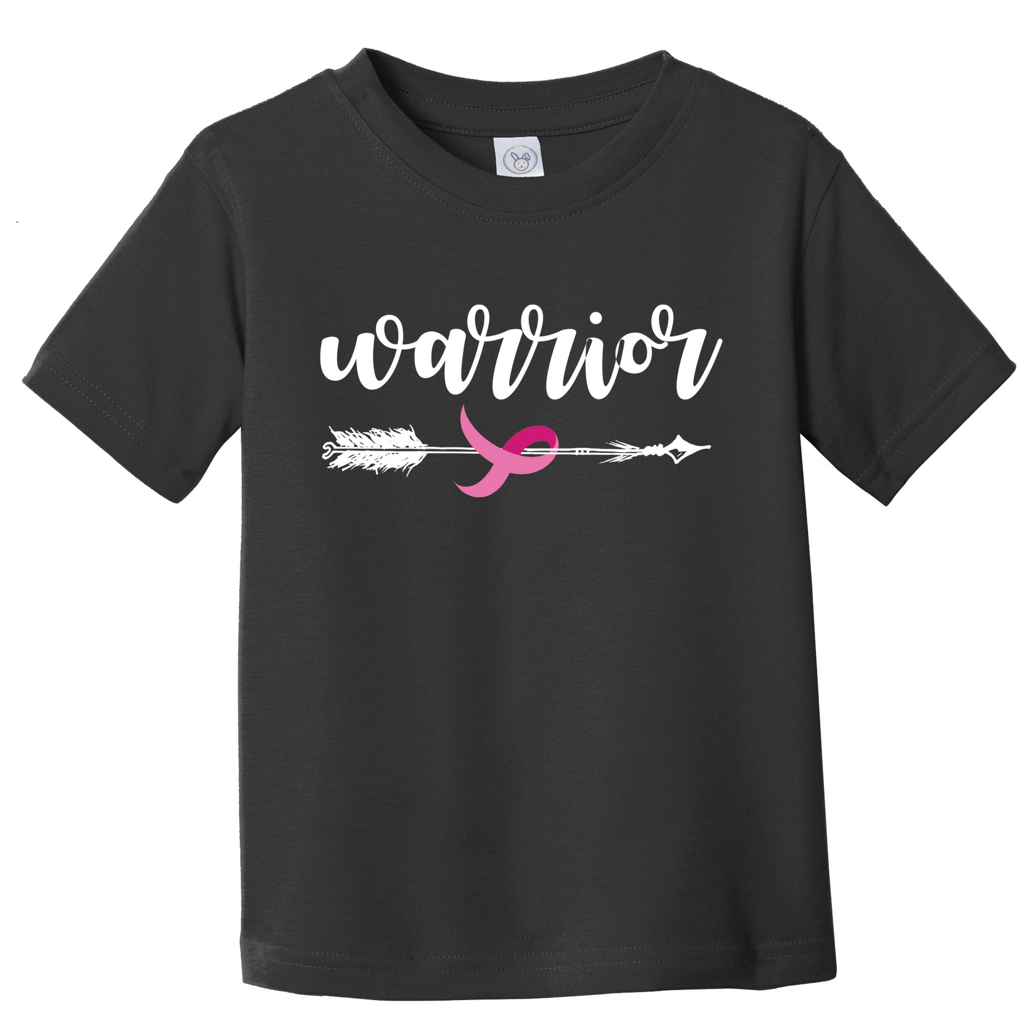 Breast Cancer Awareness Warrior Pink Ribbon Toddler T-Shirt