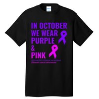 Breast Cancer And Domestic Violence Awareness Tall T-Shirt