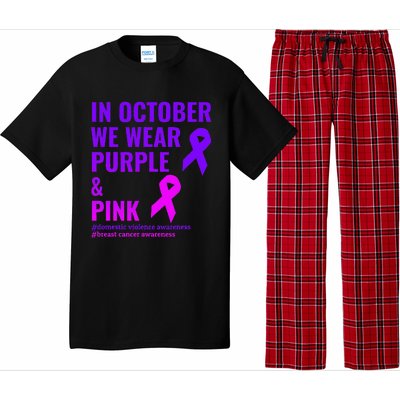 Breast Cancer And Domestic Violence Awareness Pajama Set