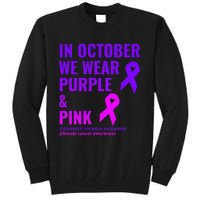 Breast Cancer And Domestic Violence Awareness Tall Sweatshirt