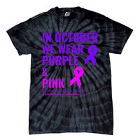 Breast Cancer And Domestic Violence Awareness Tie-Dye T-Shirt